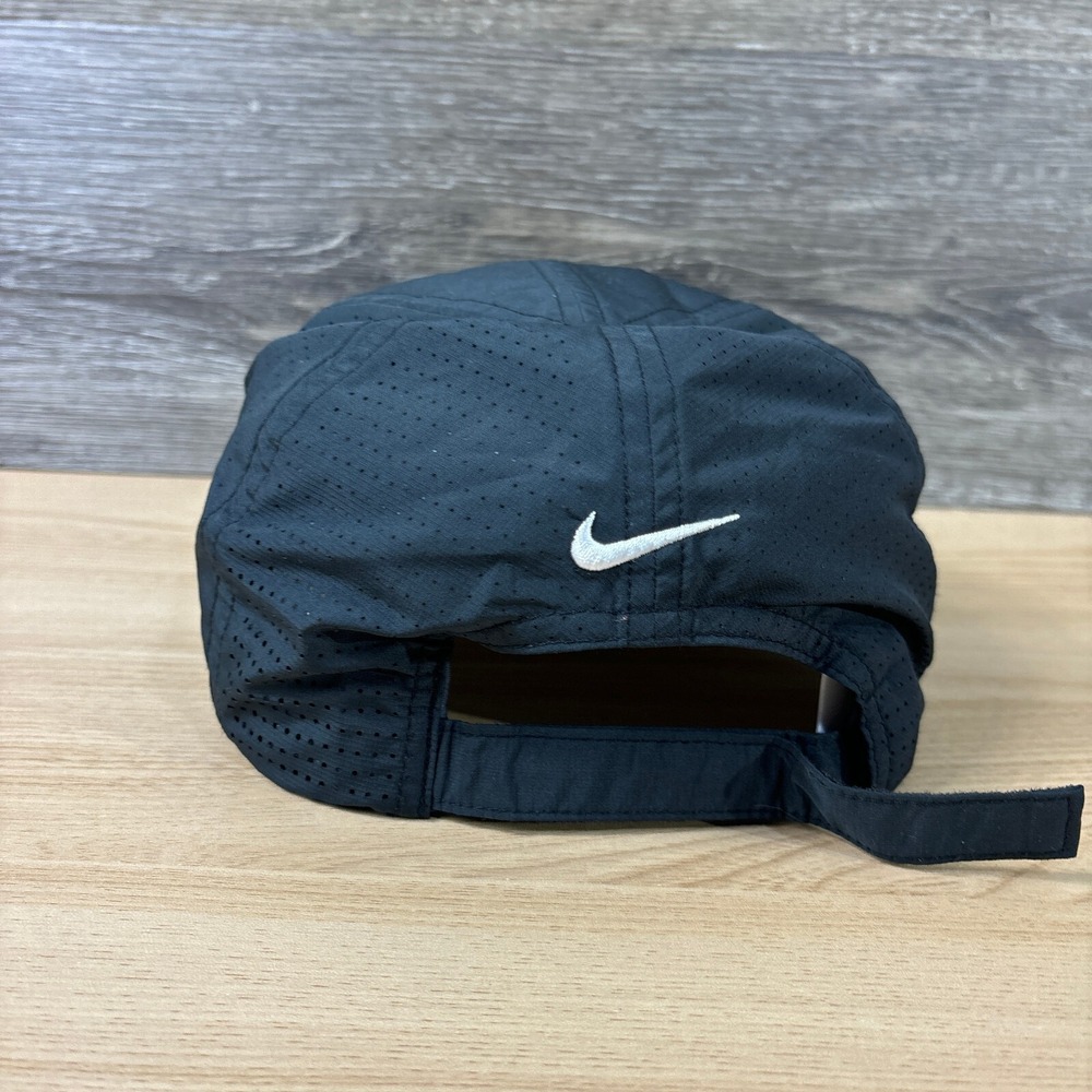 Nike Hat Cap Strap Back Gray Performance Swoosh Logo Minnesota MCB Adjustable - Picture 5 of 9